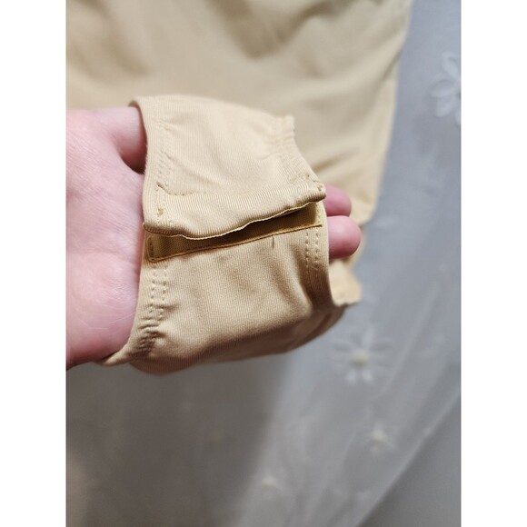 Et Clet Womens Large Beige Bodysuit Stretch Comfy Compression Neutral Minimalist - Picture 6 of 16